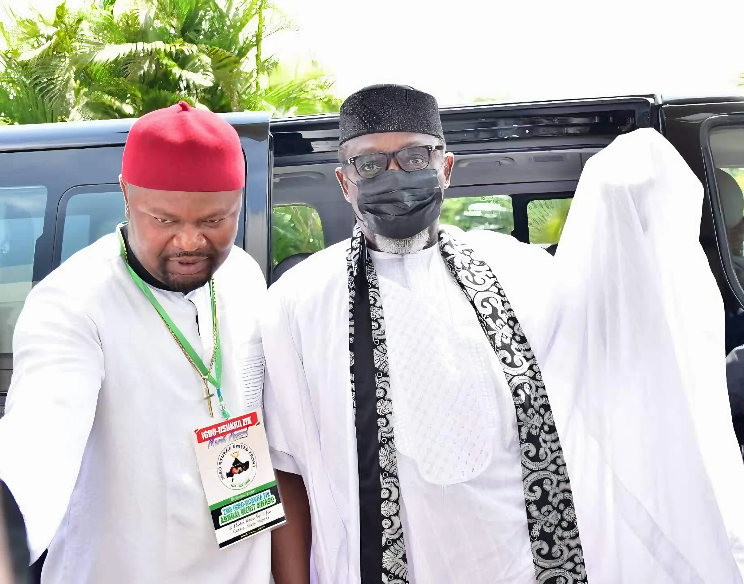 Panchovilla with Governor Rochas Okorocha