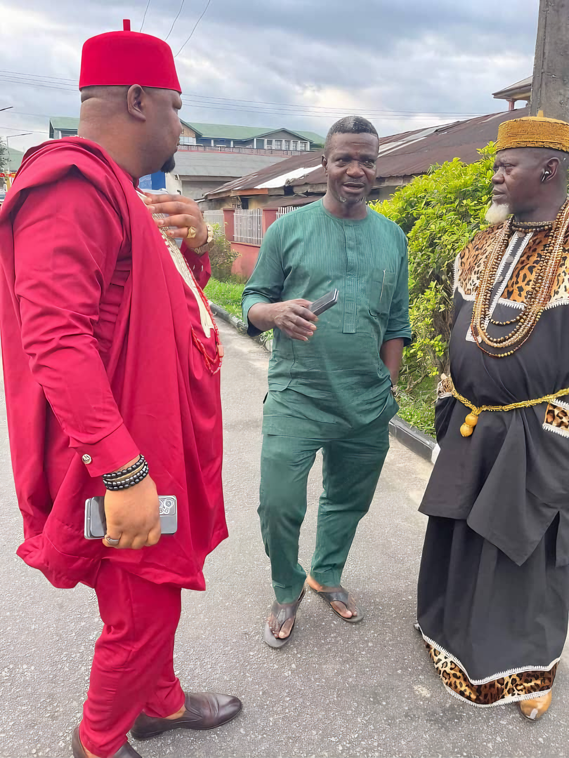Panchovilla with Ferotex Construction Company MD and Igwe Okpoko